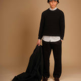 FISHERMAN KNIT 001 - Black